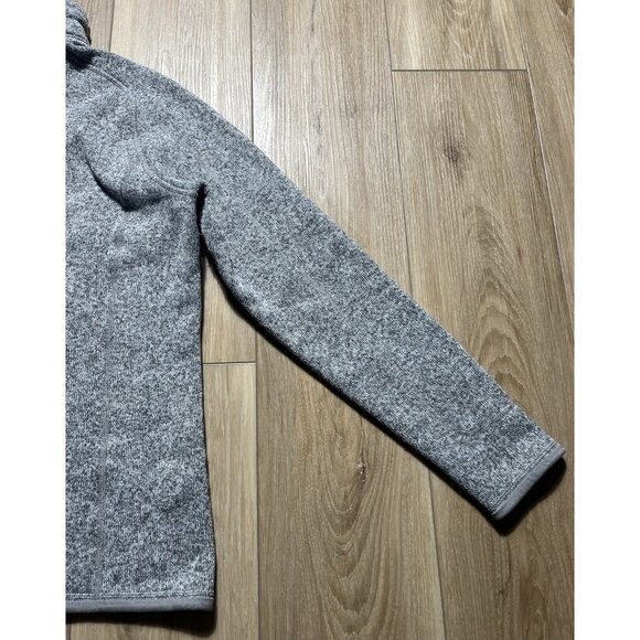 Patagonia Gray 1/4 Fleece Pullover Sweatshirt - Women Size Medium - Picture 15 of 16
